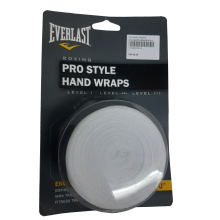 Everlast Pro Style Hand Wraps 180" - White